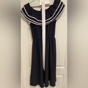 Navy blue sailor dress